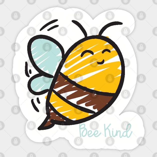 Bee Kind Sticker by GrayDaiser